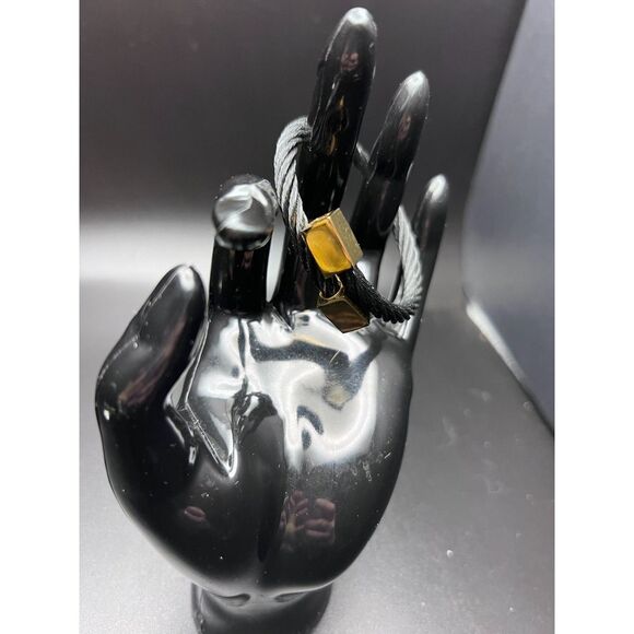 Rustic Cuff Crossover Bracelet - Picture 5 of 8